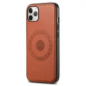 DENIOR Mobilskal till iPhone 11 Pro Max i PU-läder - Brun