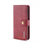 DG.MING 2-in-1 Plånboksfodral för iPhone 11 Pro Max - Röd