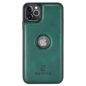 DG.MING Mobilskal till iPhone 11 Pro Max Läderbeläggning Grön