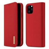 DUX DUCIS Wish Plånboksfodral för iPhone 11 Pro Max - Röd