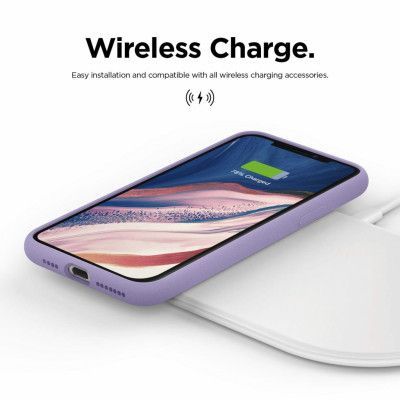 Elago Silicone Case (iPhone 11 Pro Max) - Mörklila