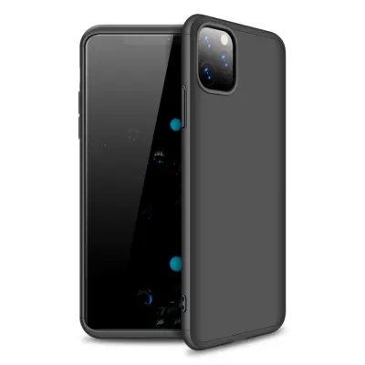GKK Avtagbart 3-in-1 Skal för iPhone 11 Pro Max - Matt Svart
