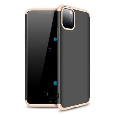 GKK Avtagbart 3-in-1 Skal för iPhone 11 Pro Max - Svart / Guld