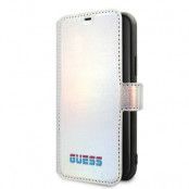 Guess iPhone 11 Pro Max skal book Iridescent Silver