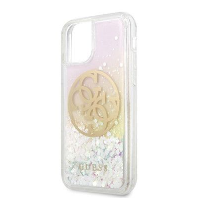 Guess Liquid Glitter Case - 4G Circle (iPhone 11 Pro Max)