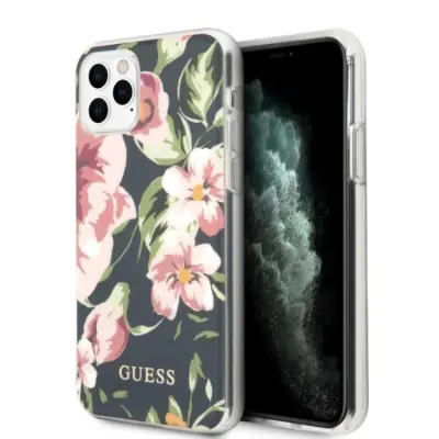 Guess N ° 3 Flower Collection Skal iPhone 11 Pro Max - Marinblå