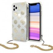 Guess Peony Chain Collection Skal iPhone 11 Pro Max - Guld