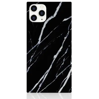 iDecoz Square Case - Marble (iPhone 11 Pro Max) - Vit