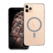 iPhone 11 Pro Max Skal Clear Magsafe Hårdplast Transparant
