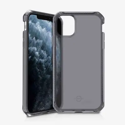ItSkins Spectrum Clear Anti shock skal till iPhone 11 Pro Max - Smoke
