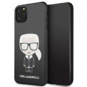 Karl Lagerfeld Iconic Karl Glitter Skal iPhone 11 Pro Max - Svart