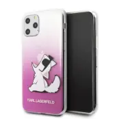 Karl Lagerfeld Skal iPhone 11 Pro Max Choupette Fun - Rosa