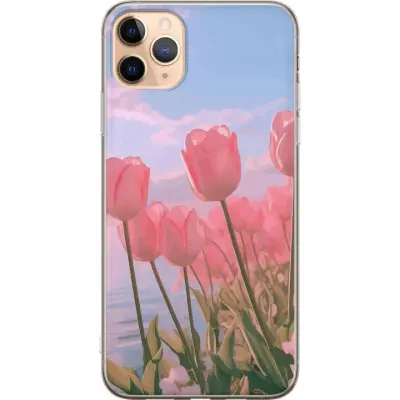 Mobilskal till Apple iPhone 11 Pro Max med Rosa Tulpaner