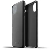 Mujjo Full Leather Case (iPhone 11 Pro Max) - Blå