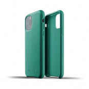 Mujjo Full Leather Case till iPhone 11 Pro Max - Alpinegrön