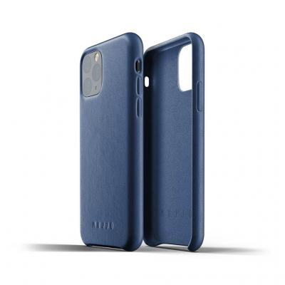 Mujjo Full Leather Case till iPhone 11 Pro Max - Monacoblå