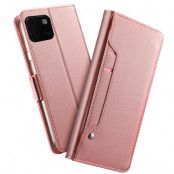 Plånboksfodral med Spegel till iPhone 11 Pro Max - Rose Gold