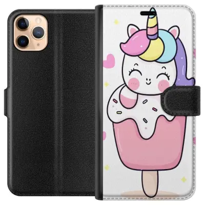 Plånboksfodral till Apple iPhone 11 Pro Max med Glad enhörning