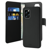 Puro - EcoLeather Detachable Plånboksfodral iPhone 11 Pro Max - Svart