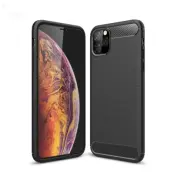 Skal i Kolfiber-design för iPhone 11 Pro Max - Svart