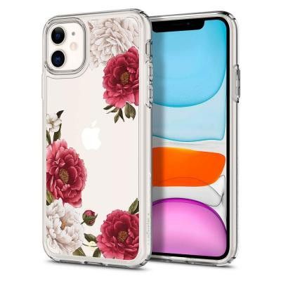 Spigen Ciel iPhone 11 Röd Blom-