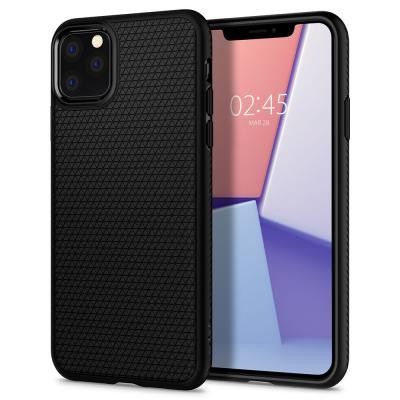 Spigen Liquid Air iPhone 11 Pro Max Mattsvart