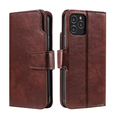 Trolsk Leather Wallet (iPhone 11 Pro Max) - Svart