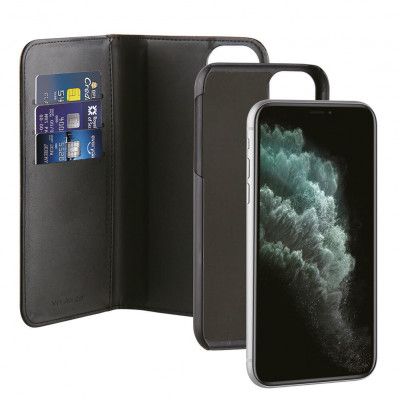 Vivanco 2i1 Plånboksfodral iPhone 11 Pro Max - Svart
