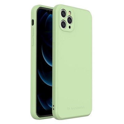 Wozinsky Color Silicone Flexible Skal iPhone 11 Pro Max - Grön
