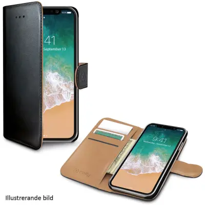 Celly Wallet Case iPhone 11 Pro - Svart