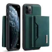 DG.MING M2 Series Anti-Fall Plånboksfodral för iPhone 11 Pro - Grön