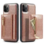 DG.MING M3 Series Mobilskal till iPhone 11 Pro Glittery Roséguld