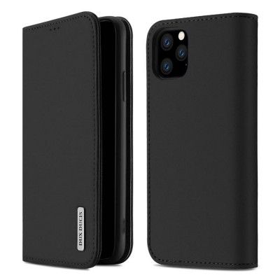 Dux Ducis Äkta Läder Fodral iPhone 11 Pro - Svart