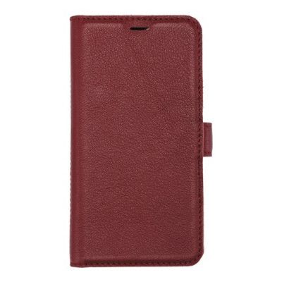 Essentials iPhone 11 Pro, Läder wallet avtagbar, röd