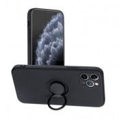 Forcell iPhone 11 Pro Skal Silikon Ring - Svart