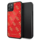 Guess 4G Double Layer Glitter Skal iPhone 11 Pro - Röd