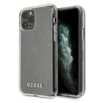 Guess iPhone 11 Pro skal Glitter Silver