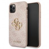 Guess Mobilskal iPhone 11 Pro Big Metal Logo - Rosa