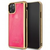 Guess Skal iPhone 11 Pro Glow in the Dark Sand Matte - Rosa