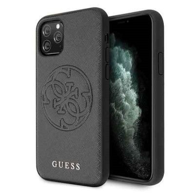 Guess Skal iPhone 11 Pro Saffiano Circle Logo - Svart