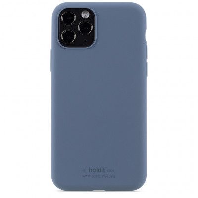 Holdit Silicone Skal iPhone 11 Pro - Pacific Blå