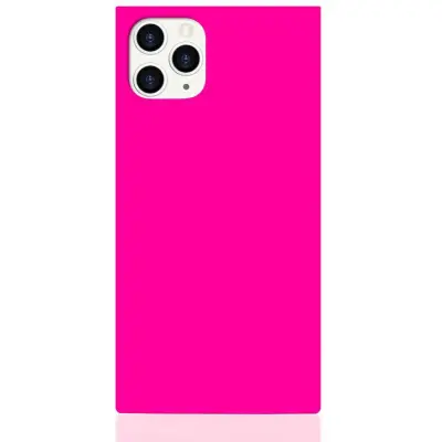 iDecoz Square Case - Neon (iPhone 11 Pro) - Gul