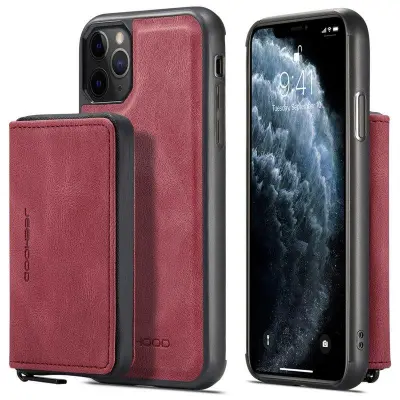 JEEHOOD iPhone 11 Pro Mobilskal Röd - Magnetisk med Kickstand