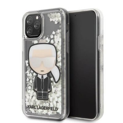 Karl Lagerfeld iPhone 11 Pro skal Glitter Glow in the dark