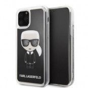 Karl Lagerfeld Skal iPhone 11 Pro Iconic Glitter - Svart