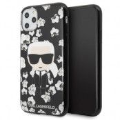Karl Lagerfeld Skal iPhone 11 Pro Flower Ikonik Karl - Svart