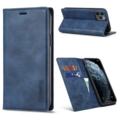 LC.IMEEKE iPhone 11 Pro Mobilskal KonstLäder - Blå