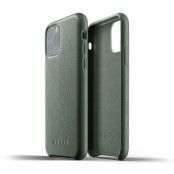 Mujjo Full Leather Case för iPhone 11 Pro - Slate Green