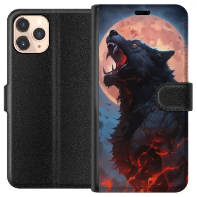 Plånboksfodral till Apple iPhone 11 Pro med Ylande varg