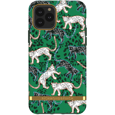 Richmond & Finch Freedom skal till iPhone 11 Pro - Green Leopard